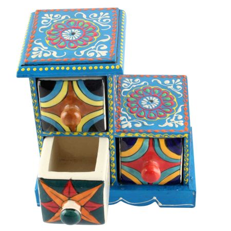 Spice Box Masala Rack Container Gift Items 